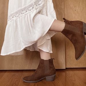 Brown Chelsea Ankle Boots